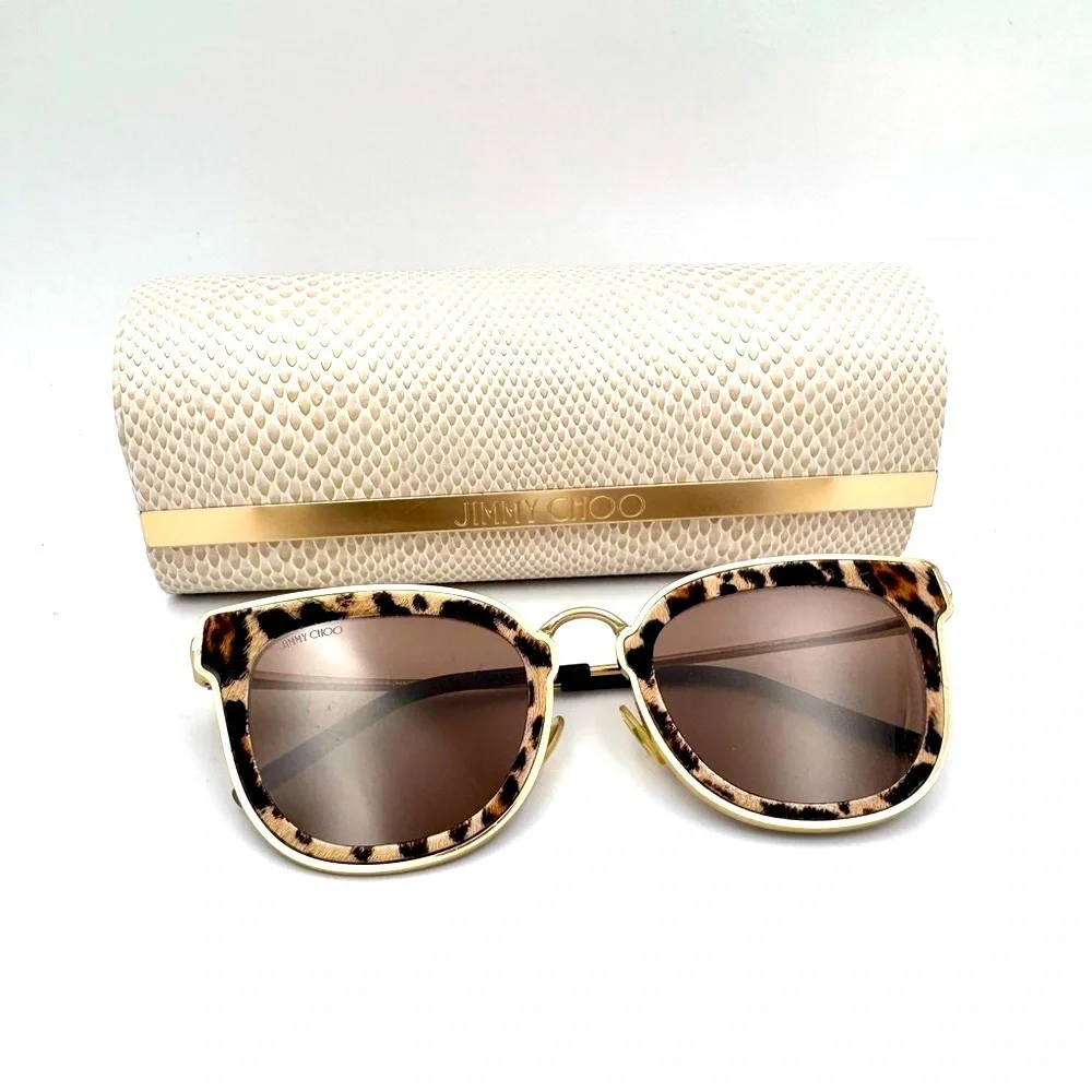 Jimmy Choo Nile/S Animal Print Sunglasses